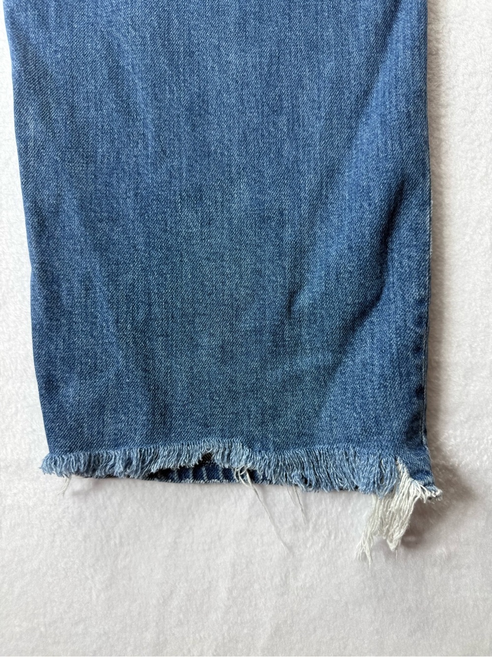 MOTHER Superior Straight Crop Leg Jeans in Medium Blue Wash- Size 31 - Picture 9 of 11
